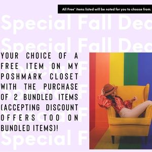 🚨🆓FREE Items🚨⚠️ Closet Clean-out /Special Spring deal you don’t want to miss!